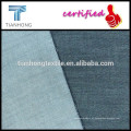 fio de algodão viscose sarja tela de jeans preto com elastano para jeans skinny tingida